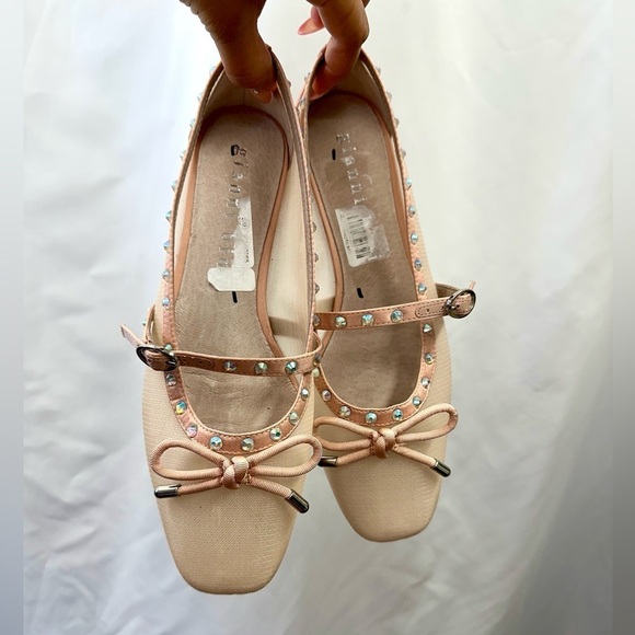Gianni Bini Shoes - NWOT Gianni Bini pink mesh mary jane flats size 8